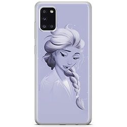 ERT GROUP etui na telefon Samsung A31, case oryginalny i oficjalnie licencjonowany przez Disney, wzór Elsa 013, optymalnie dopasowane, plecki z TPU