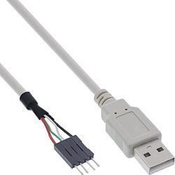 InLine 33440A USB 2.0 adapterkabel, kontakt A till bilanslutning, 0,4 m