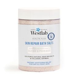 Westlab Skin Repair Bath Salt 900g - Naturally derived Ingredients - for Dry & Sensitive Skin - Skin Barrier and Microbiome Friendly