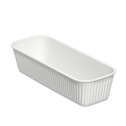 Tatay Organizer Slim Baobab van polypropyleen, BPA-vrij, wit, afmetingen: 9 x 24 x 5,6 cm