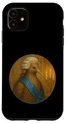 Portrait de la cour de kiwi rococo Coque pour iPhone 11