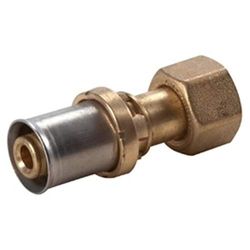 RM179SP Recht verbindingsstuk met schaal RM179Y053 1/2" x (16 x 2) GIACOMINI
