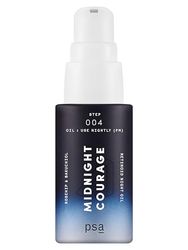 PSA MIDNIGHT COURAGE Rosehip & Bakuchiol Retinoid Night Oil. Facial Oil for Nighttime Skincare Routine with 2% Retinoid Complex, Organic Rosehip & Baobab Oil, Bakuchiol Retinol. 15 ml/ 0.5 oz