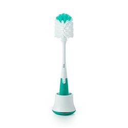 OXO Tot Escova para garrafas com suporte, cor verde azul