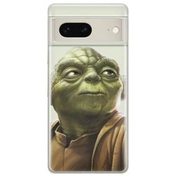 ERT GROUP mobiltelefonfodral för Google PIXEL 7 originalt och officiellt licensierat Star Wars mönster Yoda 006 optimalt anpassad till formen på mobiltelefonen, gedeeltelijk transparant