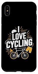 Amo i ciclisti appassionati di ciclismo Custodia per iPhone XS Max