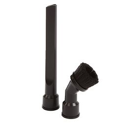Workshop Wet Dry Vacuum Accessories WS16012A Dual-Fit Crevice Tool/Dusting Brush Shop Vacuum Attachments for Use with Shop Vacuum 1-1/4 and 1-7/8-Inch Hose