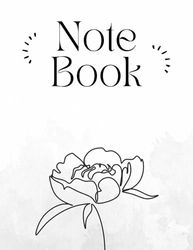 Notebook - Rose detail - lined paper 120 pages