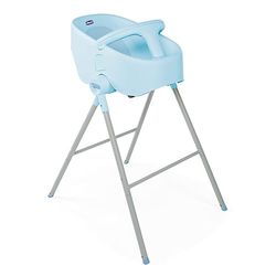 Chicco Bubble Nest, Siège de Bain et de Douche pour Bébé, 2 Configurations, Fermeture Compacte, Maximum 11 Kg - de la naissance à 12 mois - Ocean