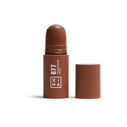 3INA MAKEUP - The No - Rules Stick 677 - Colorete en Crema Marrón con Ácido Hialurónico - Colorete en Barra 3 en 1 Mejillas Labios y Ojos Acabado Natural - Vegan - Cruelty Free