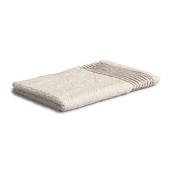 Möve Toalla Wellness para Invitados con Ribete de Chenilla, 30 x 50 cm, 100% algodón (Spinair), Color Natural