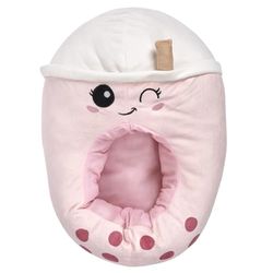 THE CONCEPT FACTORY, TX0312, Zapatillas Dobles Kawaii Rosa, Confort Optimal y Diseño Adorable, Ideal para Momentos Cocooning en casa, Talla única, Color Rosa
