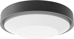 Voltman VOM069322 VOM69322- Oblò da esterno, modello Lima-1800 LM-3000 K-IP65, colore: Nero