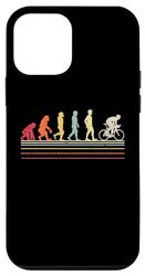 Custodia per iPhone 12 mini Retro Vintage Evoluzione dell'uomo Ciclista Ciclista