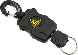 CRESSI Rectractable Lanyard Mini Retractor Automático, Unisex-Adult, Negro, Talla Única