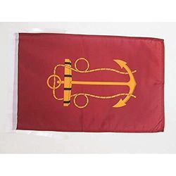 BANDIERA LORD GRAND'AMMIRAGLIO DEL REGNO UNITO 45x30cm - BANDIERINA STORICA BRITANNICA 30 x 45 cm cordicelle - AZ FLAG