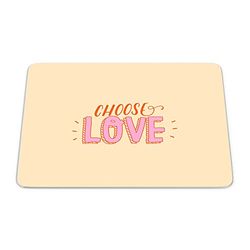 Bonamaison, Tappetino per mouse rettangolare con stampa digitale pop art, base antiscivolo, per ufficio e casa, dimensioni: 22 x 18 cm