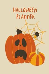 Halloween Planner TRICK OR TREAT? Writing Journal, Lined Notebook to Write In, 6" x 9", 12 pages