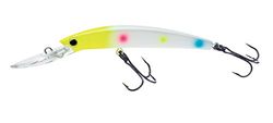 Yo-Zuri Crystal Minnow Deep Diver Walleye isca flutuante, 5 1/4 polegadas, Wonderbread