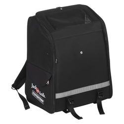 JACK AND VANILLA, Mochila Negra Elegante y práctica, Capacidad 33x47x22cm, Comodidad óptima con Correas Acolchadas, Ideal para Senderismo, Negro, Modelo de expedición