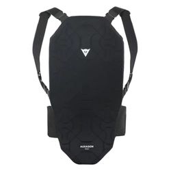 Dainese - Auxagon Back Protector 1, Protection Dorsale pour Ski et Snowboard avec Bretelles, Noir/Noir, pour Hommes et Femmes
