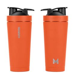 Thermos MARVIN | THE SHAKED 750 ML | Thermos in acciaio inossidabile | Mantiene freddo 12 ore | Mantiene calore 8 ore | Bottiglia d'acqua in acciaio inossidabile | Senza BPA | Coperchio anti-perdite