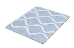 Kleine Wolke Tapis de Bain Piana - 55 x 65 cm - Bleu Acier
