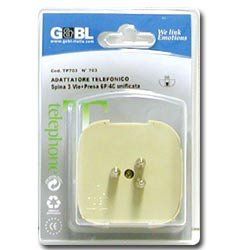 G&BL IT ph. Klinke (3p) – 6P/4C, M/F IT ph. Klinke (3p) 6P/4C elfenben adapterkabel – adapter för kabel (M/F, IT ph. Klinke (3p), 6P/4C, elfenben)