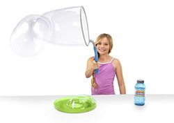 Gazillion - Varita de Burbujas Gigantes con 2 litros solución para Burbujas, Azul, Verde