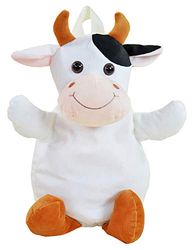 Kögler 85406 - Mochila para animales (33 cm), diseño de vaca, color blanco y negro