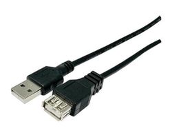 Adaptateur USB 2.0 Type A mâle à Femelle, Transfert de données, Connexion Simple, idéal pour étendre Les câbles et connecter des appareils.