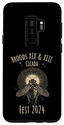 Carcasa para Galaxy S9+ Entomology Cicada Lover Cicada Fest 2024 Broods XIX And XIII