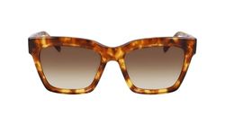 DKNY DK551S zonnebril voor dames, honingschildpad, eenheidsmaat, Honing Schildpad, one size