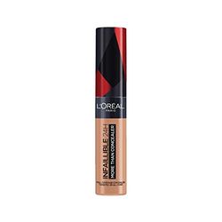 L'Oréal Paris Infalible, corretor de cobertura completa e acabamento natural, More than Concealer, Tom 330 Pecan/Pecan, 11 ml