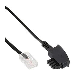 InLine 18520 TAE-F kabel voor DSL-router, TAE-F stekker naar RJ45 8P2C, 20m