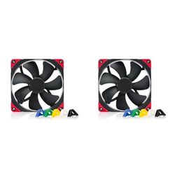 Noctua NF-A14 PWM chromax.black.swap, Premium Quiet Fan, 4-Pin (140mm, Black) (Pack of 2)