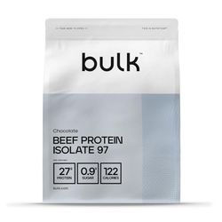 Bulk Beef Protein Isolate 97, Protein Shake, Chocolate, 1 kg, 33 Servings, Packaging May Vary