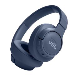 JBL TUNE 720BT Cuffie Over-Ear Bluetooth Wireless, Pieghevoli e Leggere, Microfono e Comandi su Padiglione con Voice Aware, JBL Pure Bass, Connessione Multipoint, fino a 76 ore di Autonomia, Blu