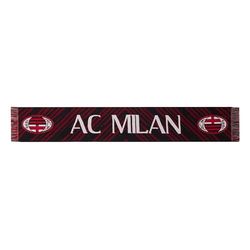 AC Milan Sciarpa Ufficiale Bufanda Jacquard Oficial, Rojo/Negro, Talla única Unisex Adulto