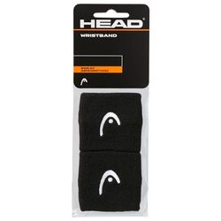 HEAD Uniseks volwassenen 2,5 zweetband, zwart, eenheidsmaat
