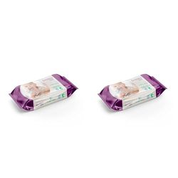 Bambo Nature Wet Wipes, Newborn Essentials, Eco-Friendly Baby Wipes, Gentle & Soft Wipes, Moisturising & Skin-Friendly Wet Wipes - 80 Wipes (Packaging may vary) (Pack of 2)