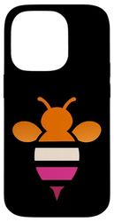 Subtle Lesbian Pride Flag Bee Case for iPhone 14 Pro