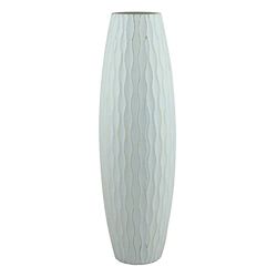 Stonebriar Vintage textured Pale Tall Wooden, vaso, madeira, azul-marinho (oceano azul), 5,2 polegadas
