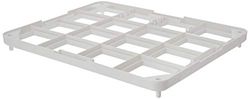 Homecraft Prima Bath Step, Single Riser for Additional Height, for Elderly, Elevation Steps with Slip-Resistant Moldings for Young Children, Users with Limited Mobility, 45 cm x 35 cm x 9 cm