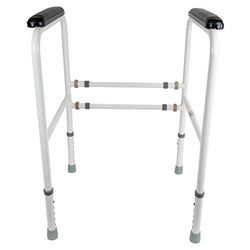 HOMECRAFT Toilet Support Frame, Adjustable Bathroom Safety Support Frame for Elderly, Handicapped and Disabled Users, Home and Clinic Use