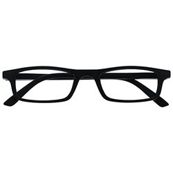 The Reading Glasses Company Black Lightweight Readers Designer Style Mens Womens Spring Hinges R17-1 +3.50