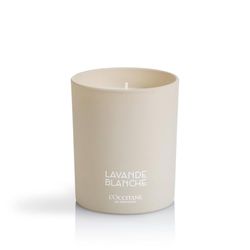 L'OCCITANE - 15BG180LB24 - vitt lavendelljus, 180 g, tillverkat i Frankrike