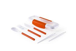 Excelsa Take Away Reisbestek, Wit, 19 x 7,5 cm