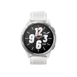 Xiaomi Watch S1 Active Smartwatch (1,43" AMOLED HD; 117 Trainingsmodi; Überwachung von SpO2, Herzfrequenz & Schlaf; Bluetooth; NFC; GPS, 5 ATM, bis zu 12 Tage Akku, Alexa) Weiß, XM100023-99