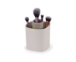 Joseph Joseph Viva - Gelaagde make-up borstelhouder met verdelers voor kwasten, eyeliners, lippotloden, mascara- Beige